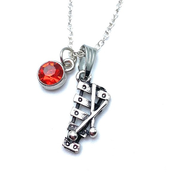 Xylophone Necklace Musical Instrument May Be Personalized - Picture 7 of 9